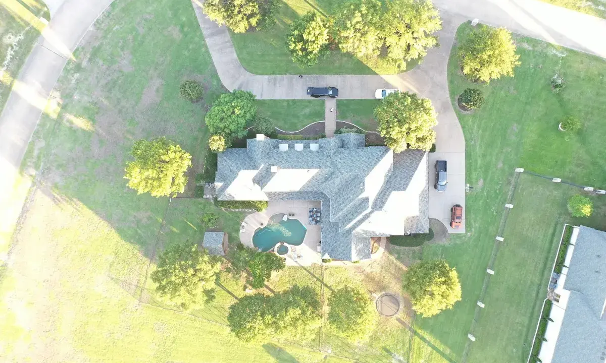 New shingle roof installation on a home in Pearsall